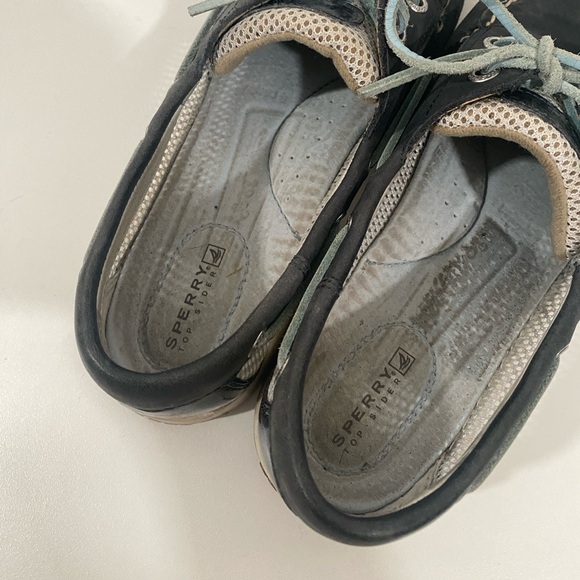 Sperry Top Sider Bluefish Boat Shoes Loafers 9 Women’s Blue Leather - Picture 5 of 11